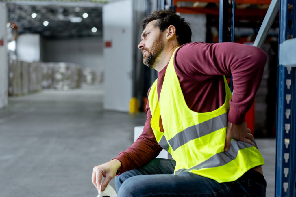 Rückenschmerzen durch Arbeit